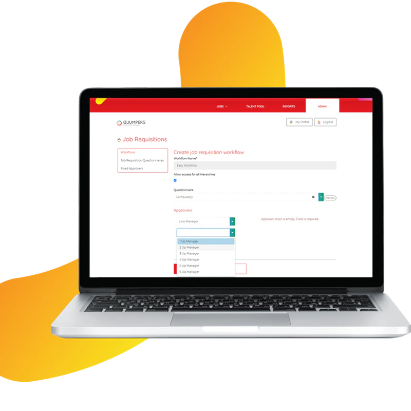 screenshot of QJumpers Applicant Tracking
